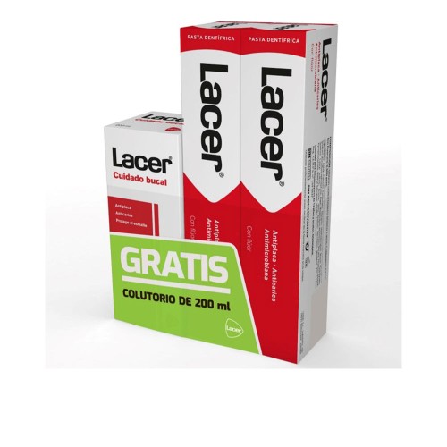 TOOTHPASTE PACK 2 x 125 ml + mouthwash 200 ml 200 ml