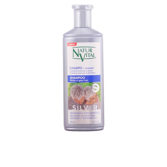 CHAMPÚ SILVER cabello blanco y gris 300 ml 300 ml