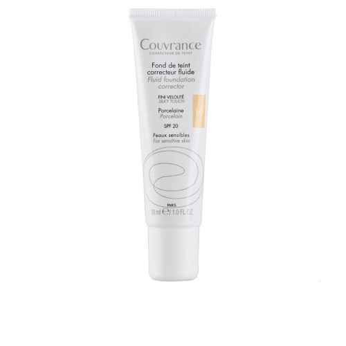 COUVRANCE fluid makeup base for sensitive skin #honey 30 ml 30 ml