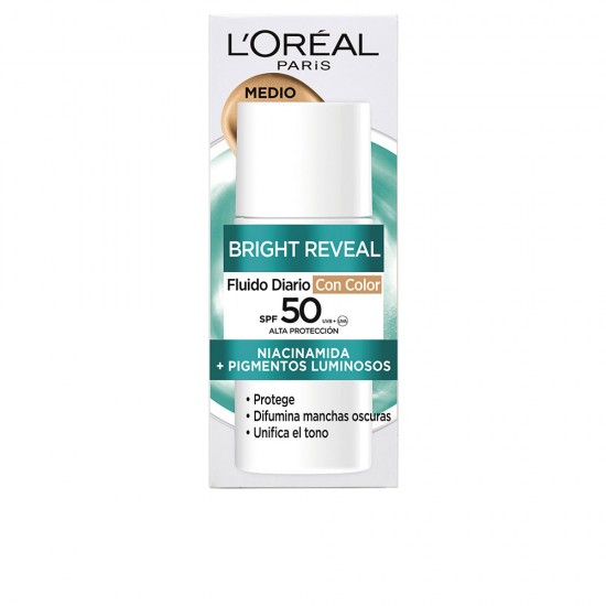 BRIGHT REVEAL NIACINAMIDA fluido diario SPF50 #medio 50 ml 50 ml