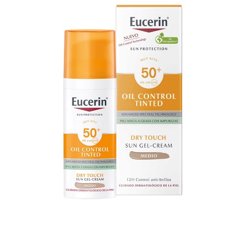 SUN PROTECTION oil dry touch gel-cream color SPF50+ #medium 50 ml 50 ml