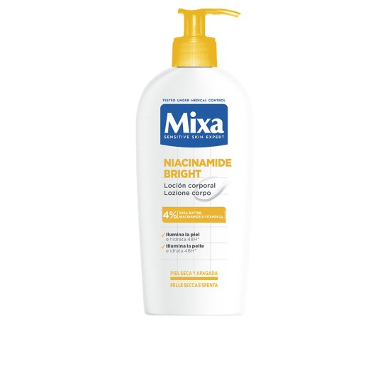 MIXA NIACINAMIDE BRIGHT loción corporal piel seca y apagada 250 ml 250 ml