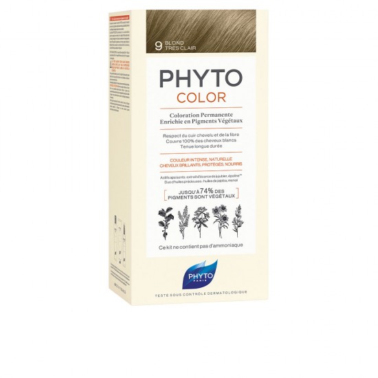 PHYTOCOLOR #9-rubio muy claro 4 u 4 u