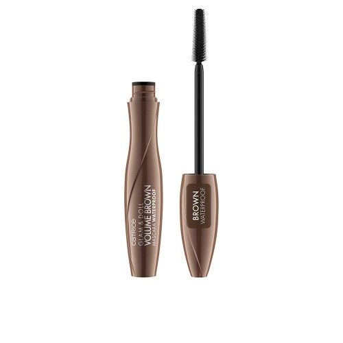 GLAM&DOLL máscara de pestañas volumen waterproof #brown 10 ml 10 ml