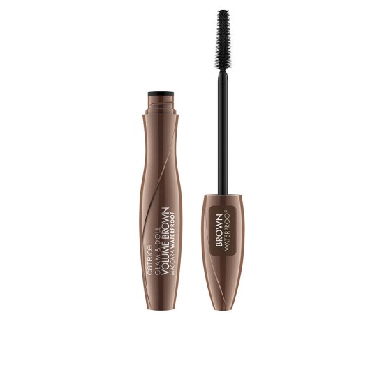 GLAM&DOLL máscara de pestañas volumen waterproof #brown 10 ml 10 ml
