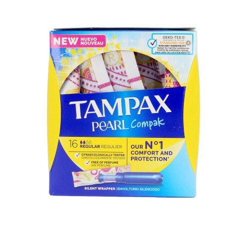 TAMPAX PEARL COMPAK tampón regular 16 u 16 u