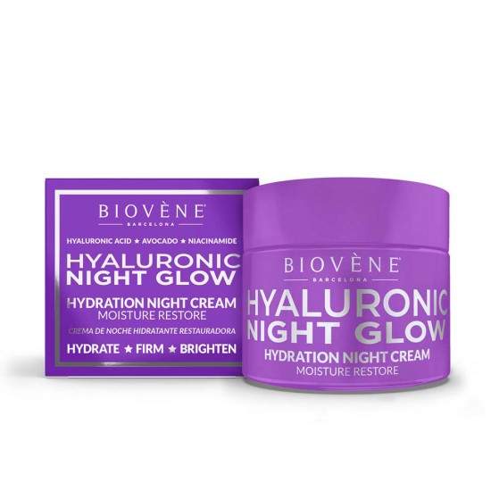 HYALURONIC NIGHT GLOW hydration night cream moisture restore 50 ml 50 ml