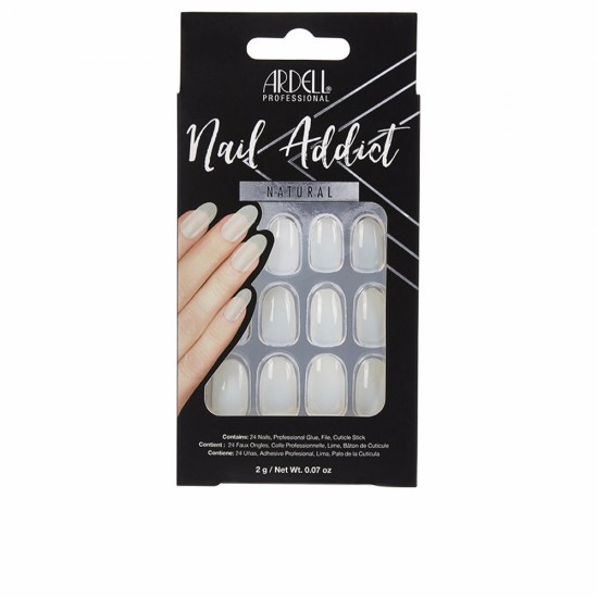 NAIL ADDICT natural oval 1 u 1 u