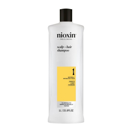 SYSTEM 1 - Shampoo - Natural Hair with Mild Weakening 1000 ml 1000 ml