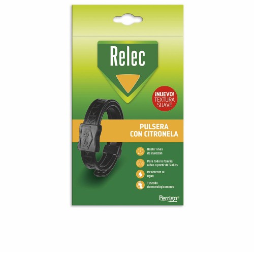 RELEC FAMILIA black mosquito repellent bracelet 1 unit 1 u