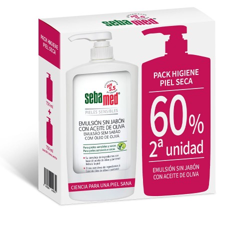 EMULSION WITHOUT SOAP bath gel with olive oil duo 2 x 750 ml 750 ml