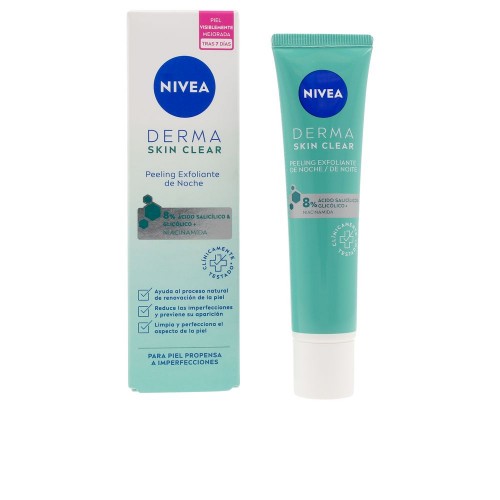 DERMA SKIN CLEAR peeling exfoliante facial noche 40 ml 40 ml