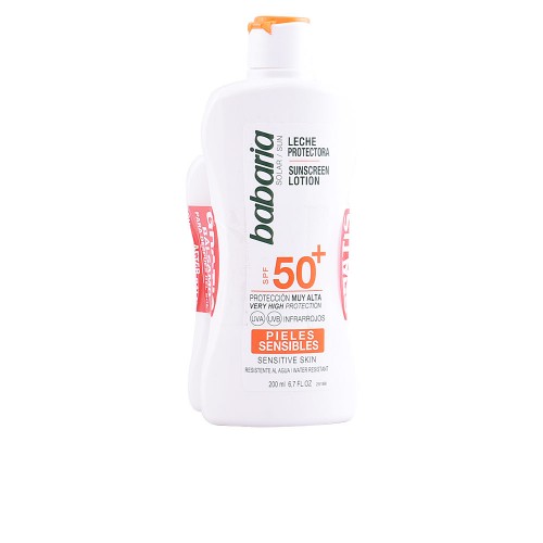 SOLAR PIEL SENSIBLE SPF50+ LECHE set 2 pz
