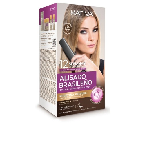 KATIVA PROFESSIONAL BRAZILIAN STRAIGHTENING PRO BLONDE CASE 6 pcs 6 pz