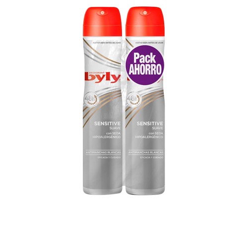 BYLY SENSITIVE DEODORANT vaporizer lot 2 pcs 200 ml