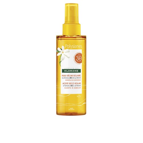 POLYSIANES MONOÏ Y TAMANU BIO solar dry oil SPF30 200 ml 200 ml