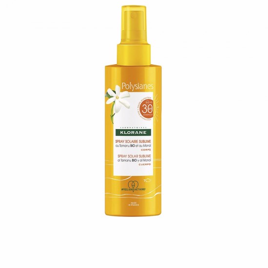 POLYSIANES MONOÏ Y TAMANU BIO body sun spray SPF30 200 ml 200 ml