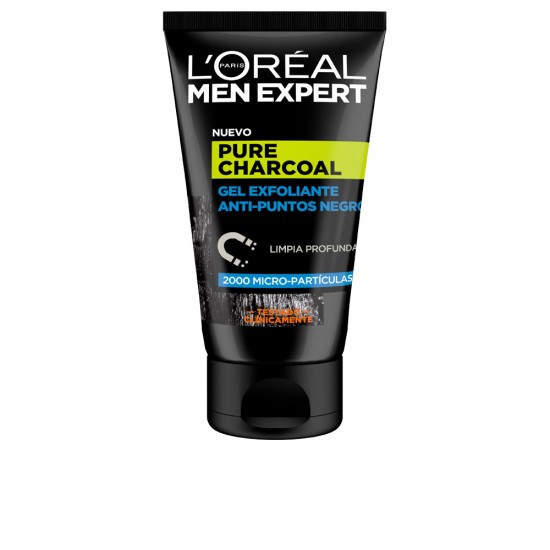 MEN EXPERT pure charcoal gel exfoliante p.negros 100 ml 100 ml