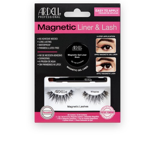 MAGNETIC LINER & LASH WISPIES eyelashes + gel liner 3 units 3 u