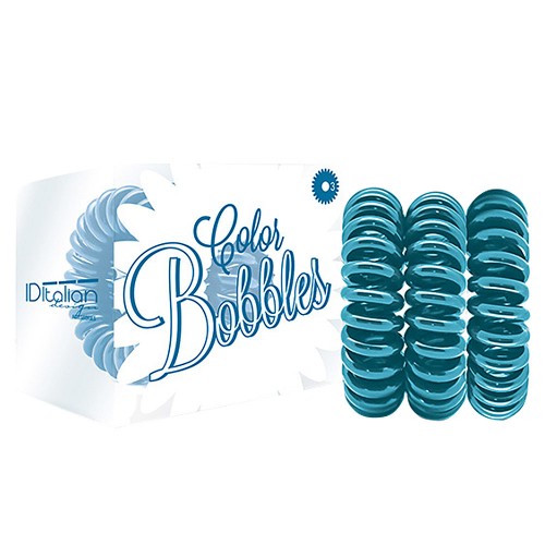 COLOR BOBBLES hair tie #turquoise 3 u 3 u
