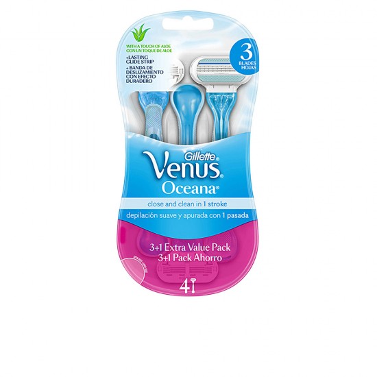 GILLETTE VENUS OCEANA disposable razors 4 units 4 u