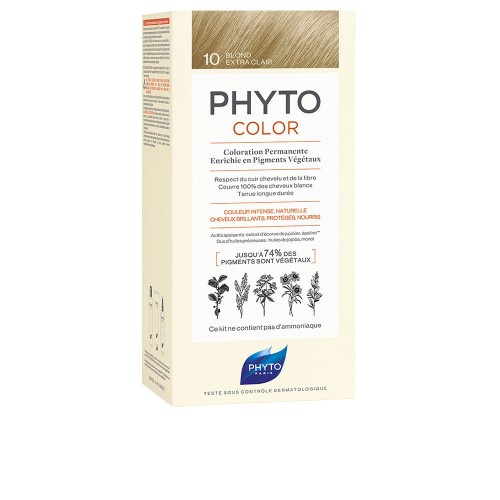 PHYTOCOLOR #10-rubio extra claro 4 u 4 u