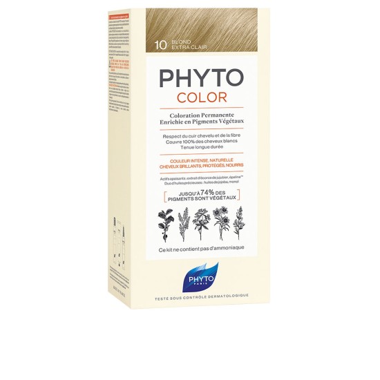 PHYTOCOLOR #10-rubio extra claro 4 u 4 u