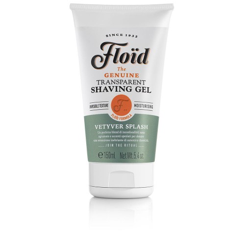 FLOÏD transparent shaving gel vetyver splash 150 ml 150 ml