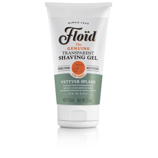 FLOÏD transparent shaving gel vetyver splash 150 ml 150 ml