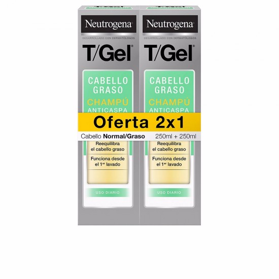 T/GEL NORMAL-OILY ANTI-DANDRUFF SHAMPOO PACK 2 x 250 ml 250 ml