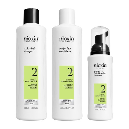 SYSTEM 2 - Kit - Treatment for Natural Hair with Advanced Thinning 3 units 3 u