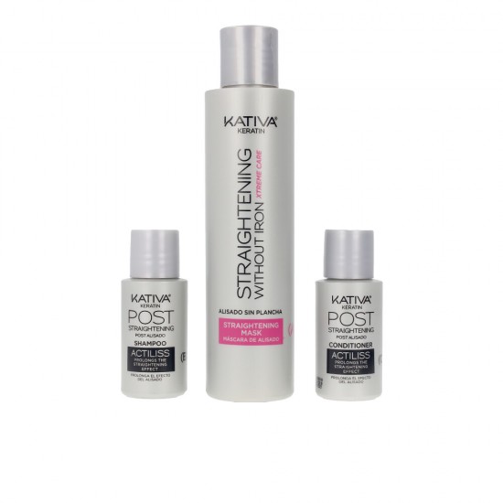 KERATIN ANTI-FRIZZ Brazilian straightening without ironing xtrem care 30 days 3 units 3 u