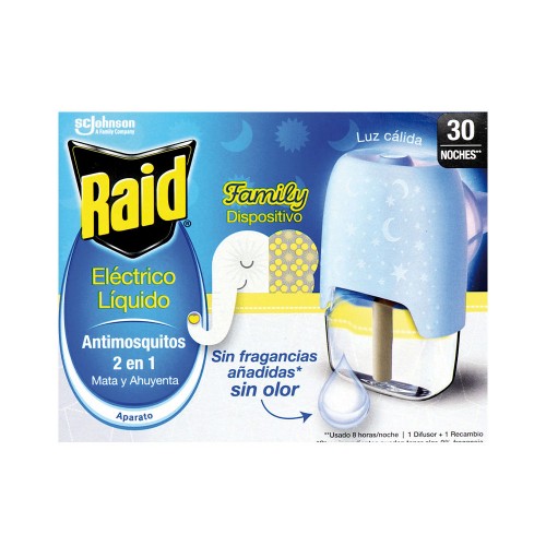 FAMILY ANTI-MOSQUITO device + refill 30 nights 30 noches