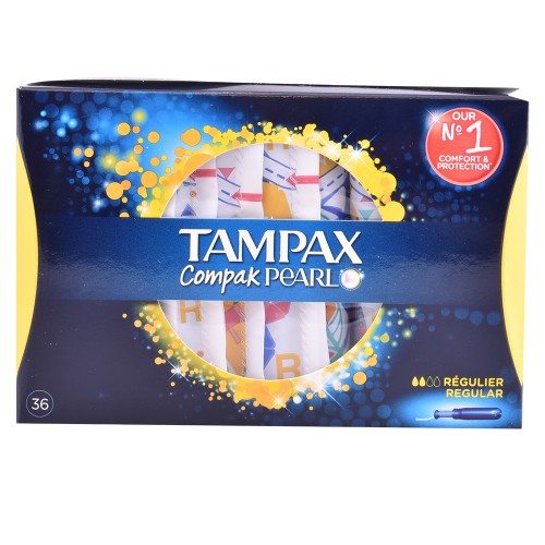 TAMPAX PEARL COMPAK tampón regular 36 uds 36 uds