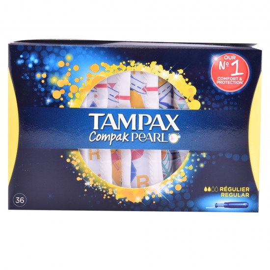TAMPAX PEARL COMPAK tampón regular 36 uds 36 uds