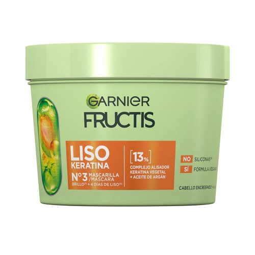 FRUCTIS LISO KERATIN Nº3 smooth mask 370 ml 370 ml