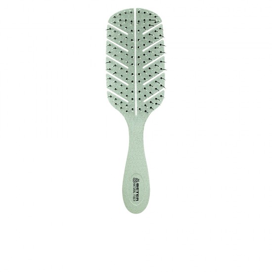 DETANGLING natural fiber brush #green 1 u 1 u