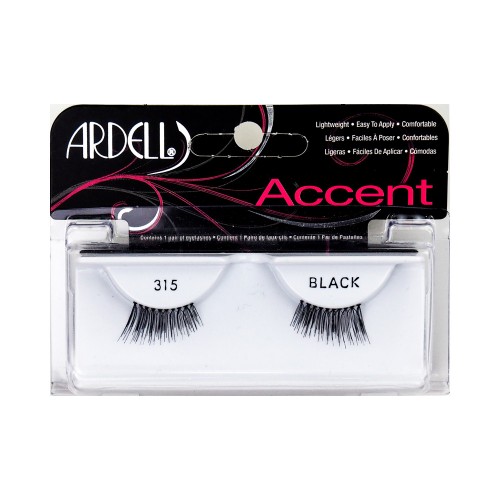 ACCENT eyelashes #315-black 1 u 1 u