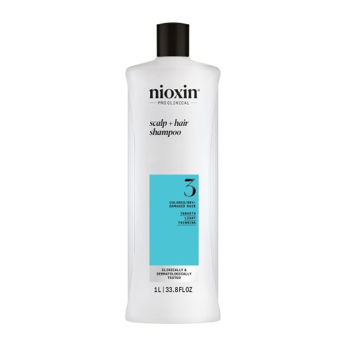SYSTEM 3 - Shampoo - Dyed and Damaged Hair with Mild Weakening 1000 ml 1000 ml