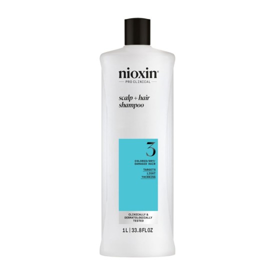 SYSTEM 3 - Shampoo - Dyed and Damaged Hair with Mild Weakening 1000 ml 1000 ml