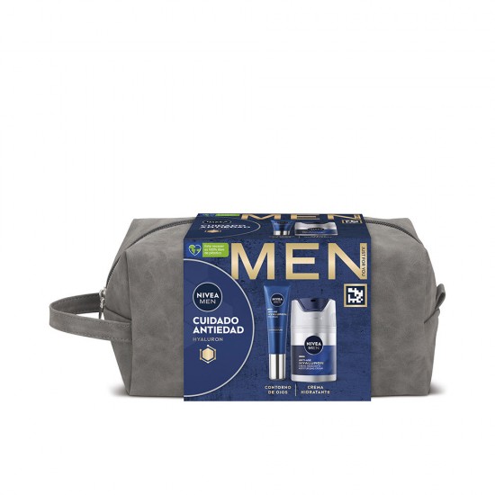 MEN'S TOILETRY BAG ANTI-AGING CARE CASE 3 pcs 3 pz
