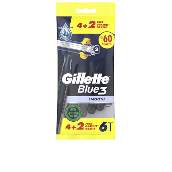 GILLETTE BLUE 3 disposable razor blades 6 units 6 u