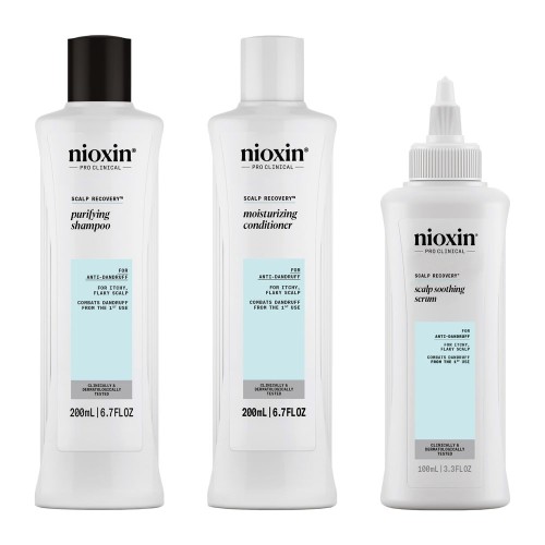 SCALP RECOVERY - Anti-Dandruff Kit - Flaky and Itchy Scalp 3 u 3 u