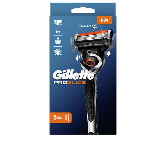 GILLETTE FUSION PROGLIDE FLEXBALL razor plus 2 refills 2 recambios