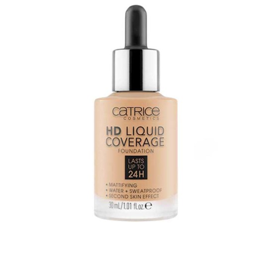 HD LIQUID COVERAGE FOUNDATION lasts up to 24h #032-Nude Beige 30 ml 30 ml
