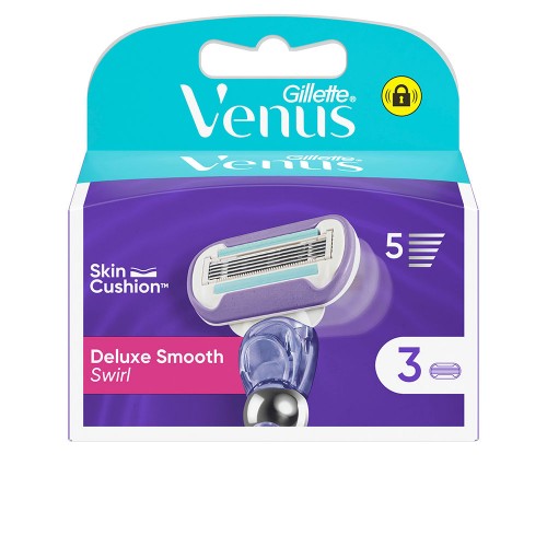 GILLETTE VENUS SWIRL SMOOTH charger 3 refills 3 recambios