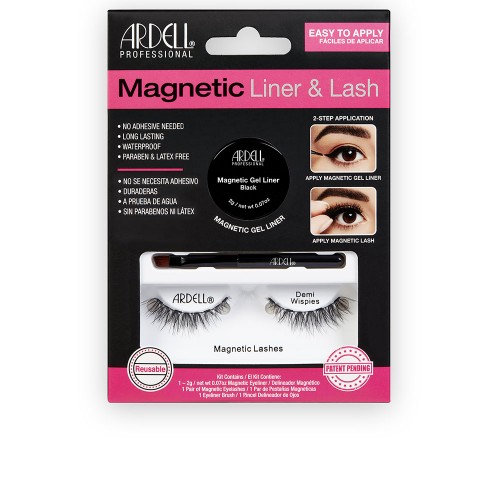 MAGNETIC LINER & LASH DEMI WISPIES pestañas + gel liner 3 u 3 u