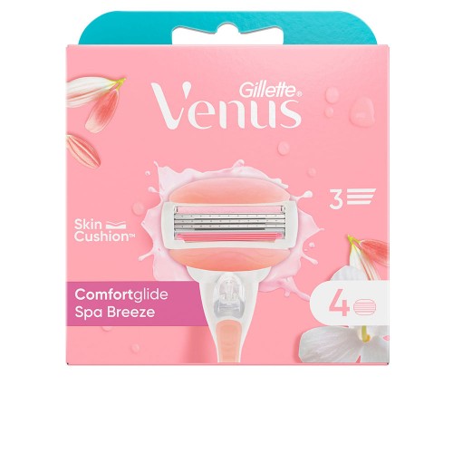 GILLETTE VENUS SPA BREEZE charger 4 refills 4 recambios