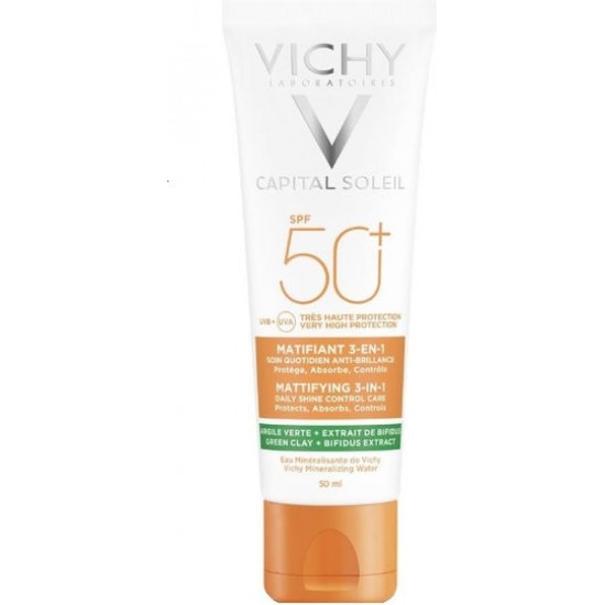 CAPITAL SOLEIL matifiant 3-en-1 SPF50+ 50 ml 50 ml