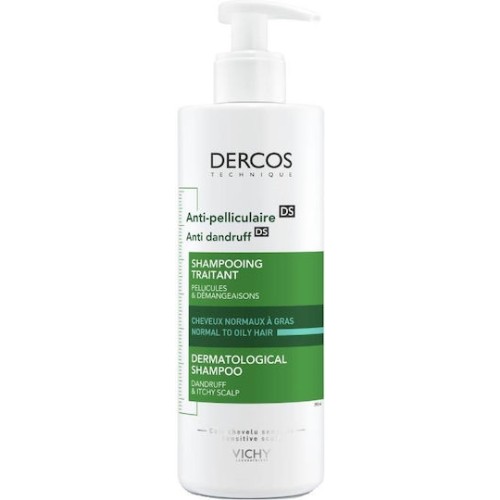 DERCOS anti-dandruff shampoo for oily hair 390 ml 390 ml